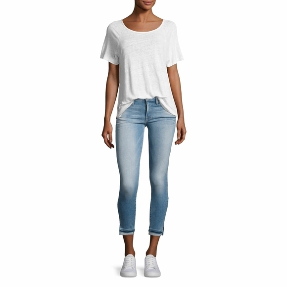 Frame Denim Benton Le Skinny de Jeanne Crop, Size 28 - Picture 2 of 9